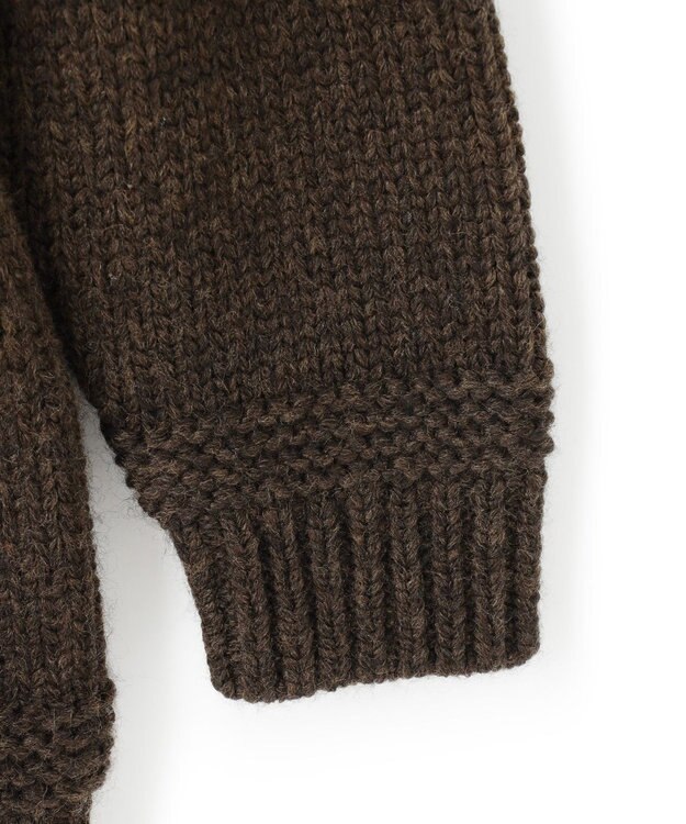 23区 L チャンキー ニットアウター ダークブラウン系