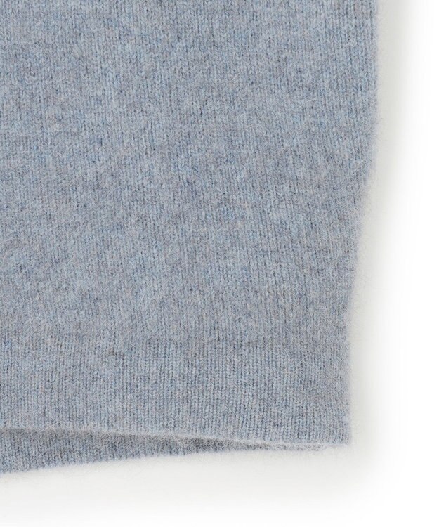 23区 S 【見上愛さん着用】ラクーンブレンドダブルフェイス ニット アウター スカイブルー系