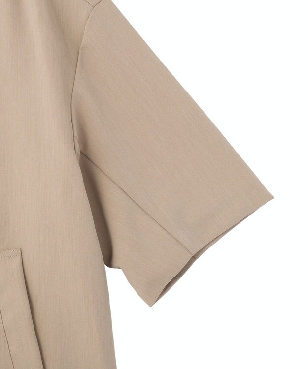 CRAFT STANDARD BOUTIQUE 半袖ダブルテーラードセットアップ Beige