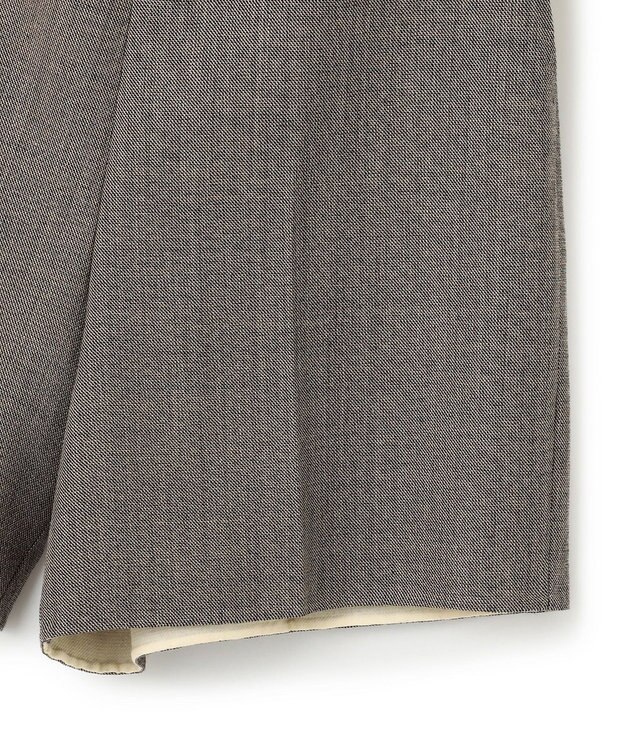 BEIGE， GRANET / ウールリバーショートパンツ Taupe×Ecru