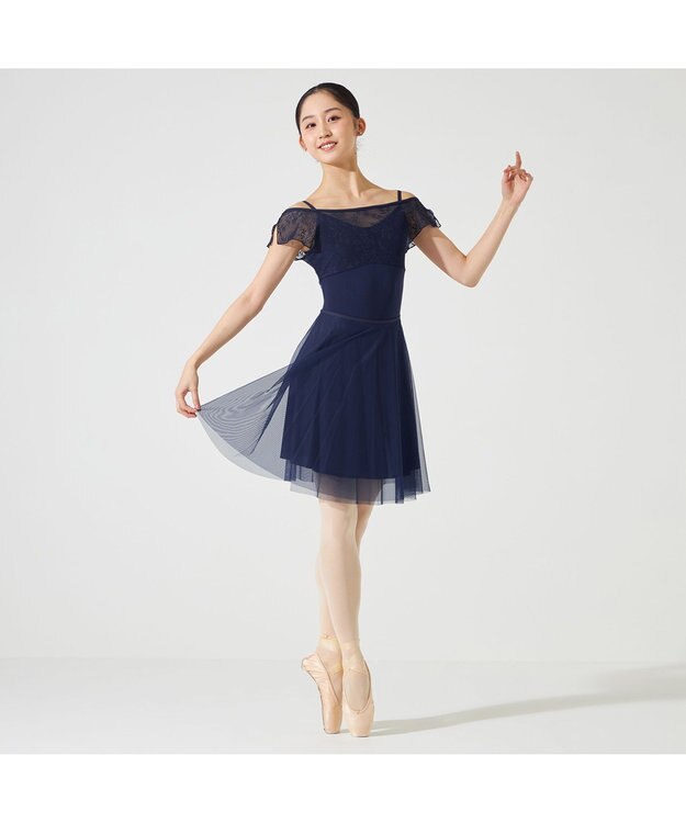 Chacott レオタード ネイビー