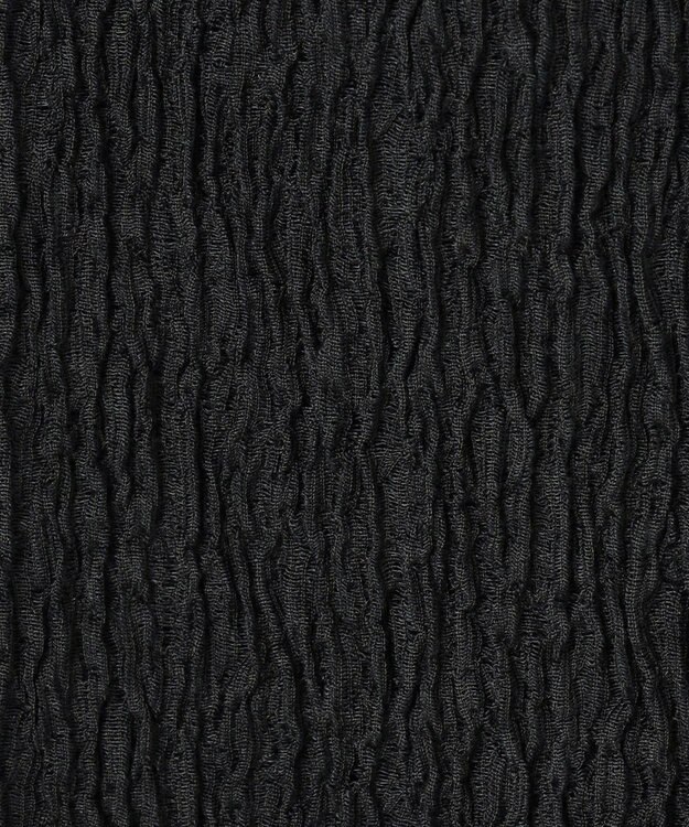 uncrave 【洗濯機洗い可】シャーリングレース スカート（uncrave WHITE） ブラック