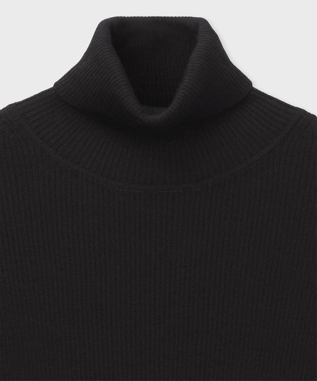 Paul Smith ハイゲージ タートルネック ニット ブラック