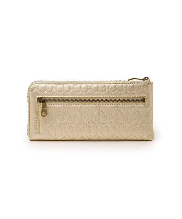 ANNA SUI ドリーミー Lファスナー長財布 ゴールド