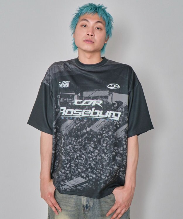 WEGO 【ユニセックス着用/MLサイズ展開】フォトゲームグラフィックT（SS） ブラック