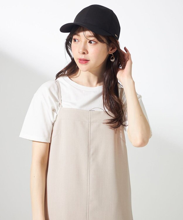 ANY SIS 【UVカット・洗える】シャインカット キャップ ブラック