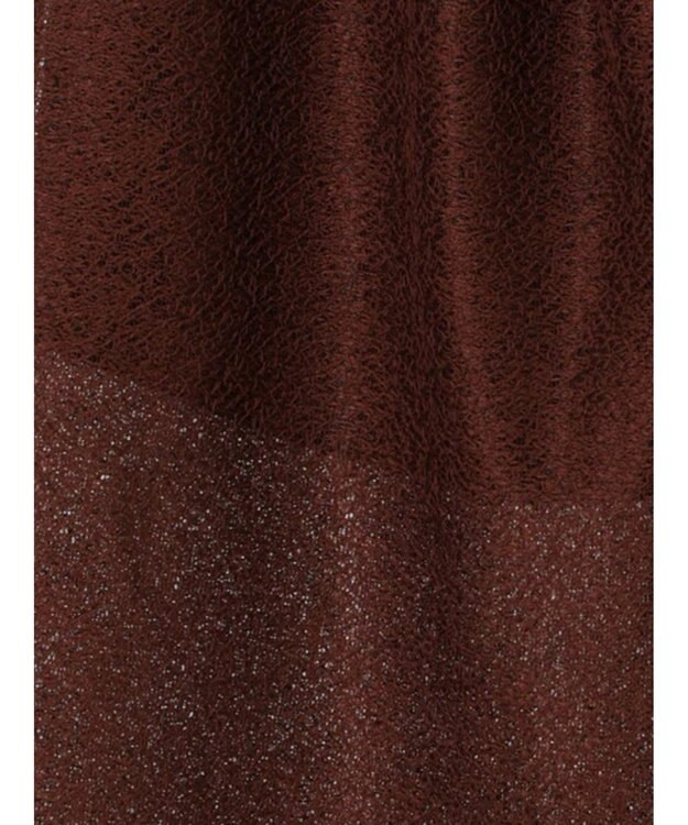 Te chichi クレープメッシュストレートパンツ（セットアップ可） ブラウン