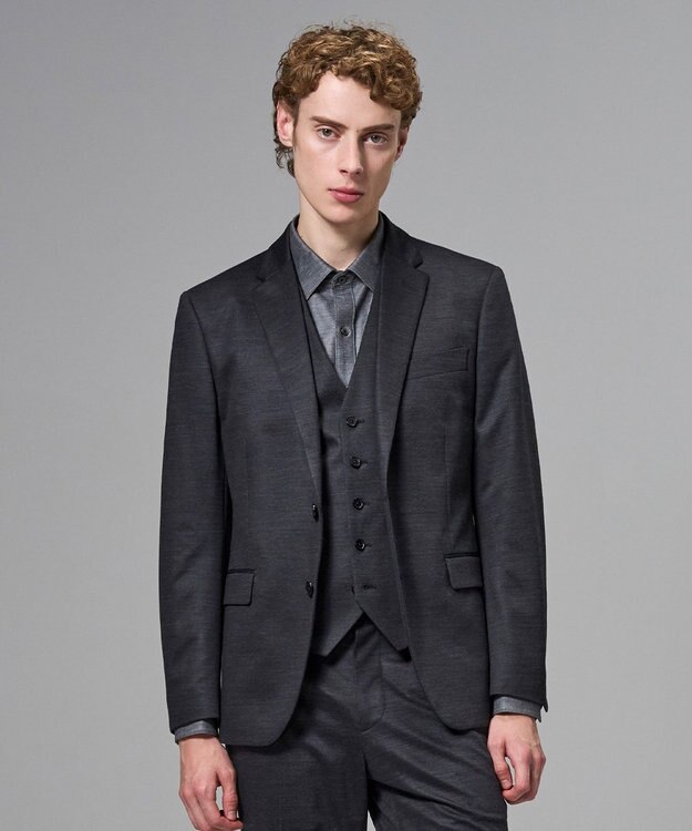 JOSEPH HOMME スプリングウールジャージー ジャケット グレー系