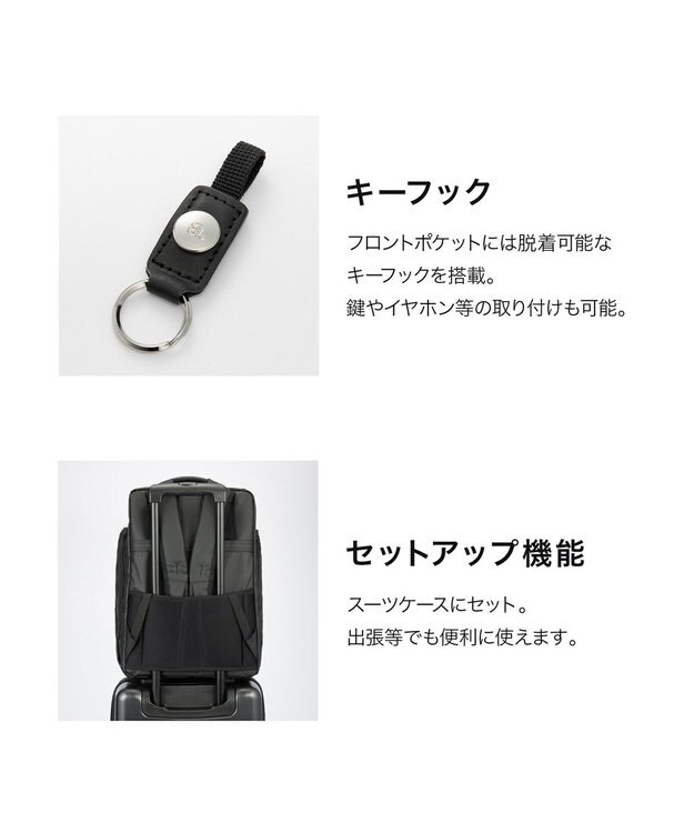 ACE BAGS & LUGGAGE ace. EVL-4.0 10th ビジネスリュック  B4サイズ 15.6インチPC収納 2気室 68953 エース ブラック