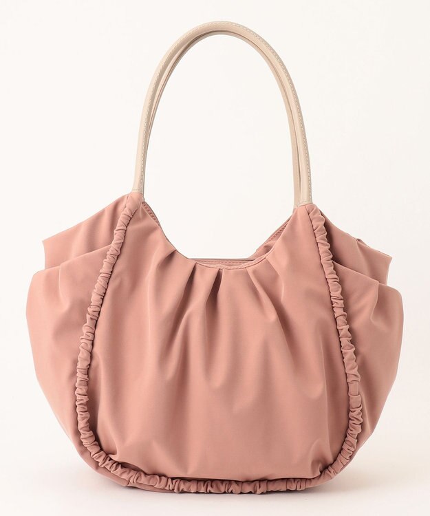 Y'SACCS 【Y’SACCS vous et】シャーリングトート ピンクベージュ