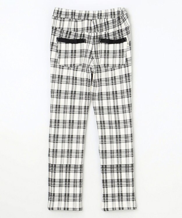 組曲 KIDS 【150-160㎝】シャギーチェック パンツ グレー系5