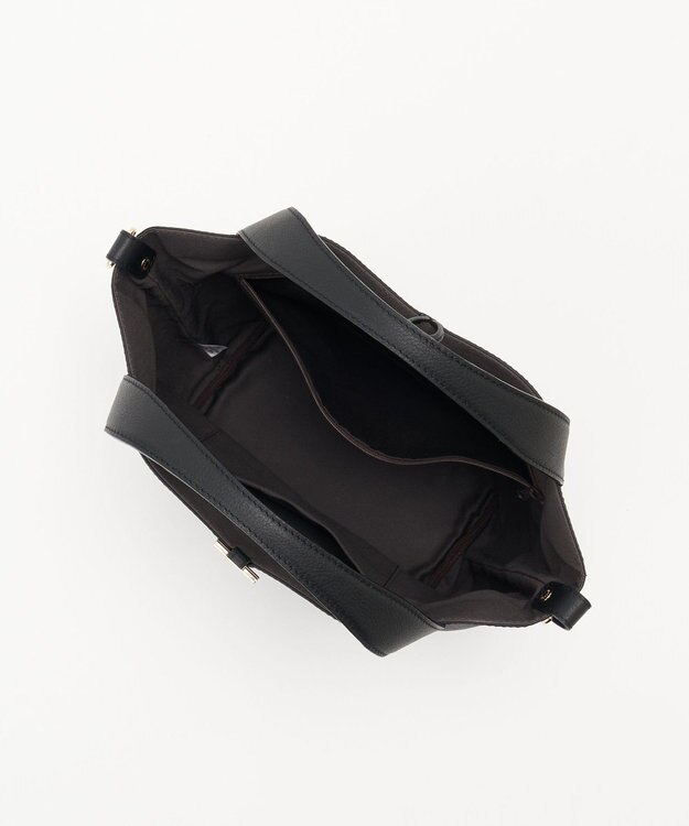 russet 《WEB限定》ソフトレザー2WAYミニトートバッグ(CE-1672-WEB) Black