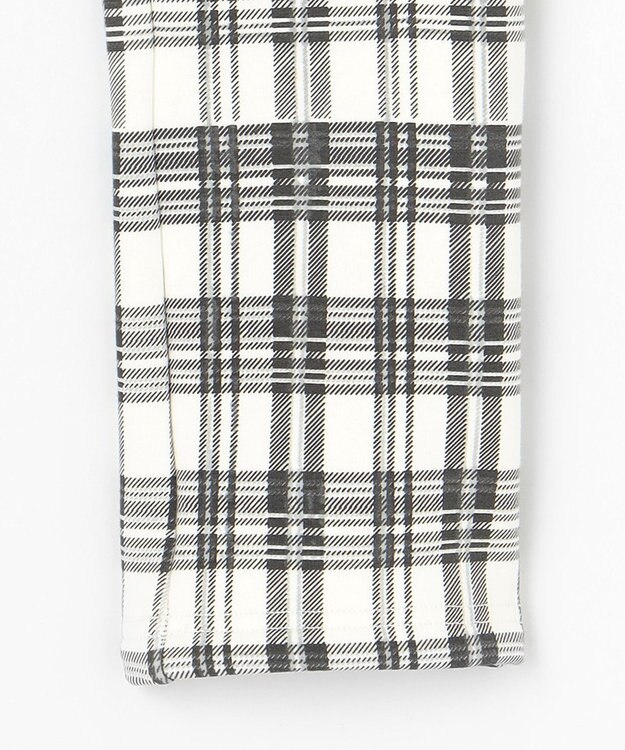 組曲 KIDS 【150-160㎝】シャギーチェック パンツ グレー系5