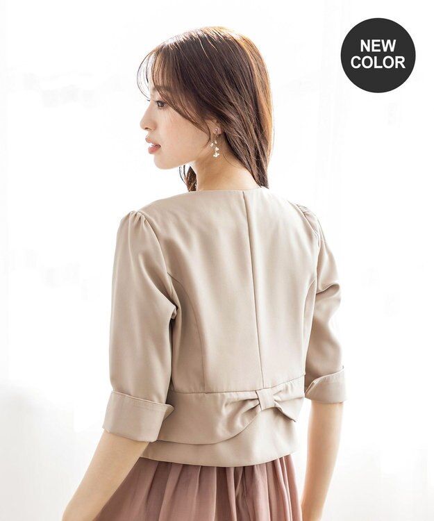 Tiaclasse L 【新色追加・洗える】バックリボンジャレロ ベージュ