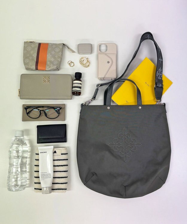 russet 《19か月連続！ブランド月間ランキング1位》スリム2WAYトートバッグ <コーデュラナイロン>(CE-1404-WEB) Gray