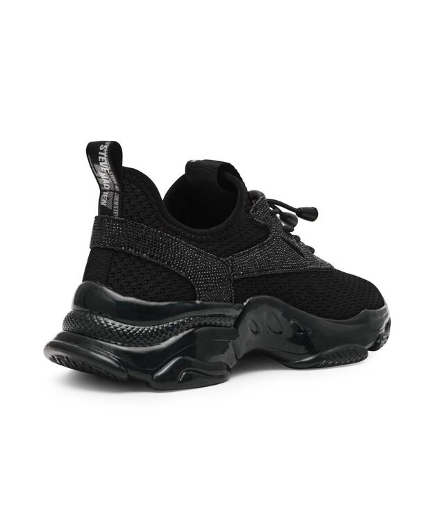 STEVE MADDEN MATCH-RE ストーンスポーティースニーカー ブラックブラック