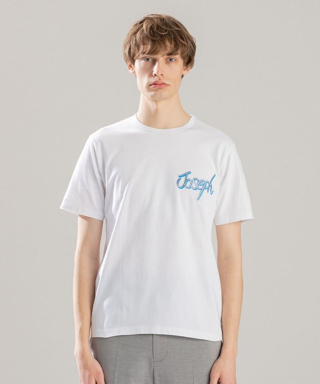 JOSEPH HOMME ロゴタイププリント  Tシャツ ホワイト系3