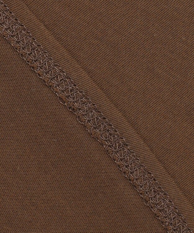 BEIGE， 【BEIGE,ecru/WEB限定・洗える】FINE DRY TOUCH / ねじりデザインコットンノースリーブトップス Brown