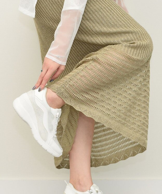 Bridget Birkin 【Round About】ヒールアップスニーカー ホワイトコンビ