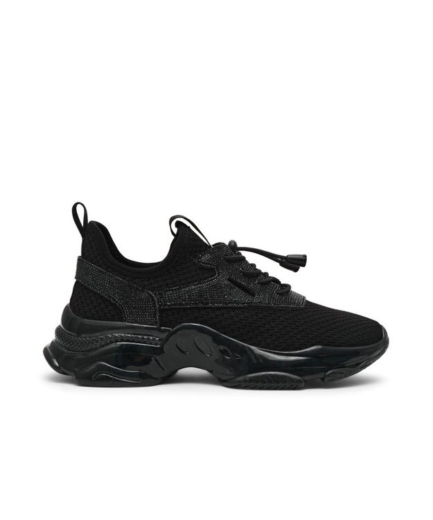 STEVE MADDEN MATCH-RE ストーンスポーティースニーカー ブラックブラック