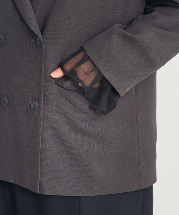 CRAFT STANDARD BOUTIQUE Ｗテーラードジャケット Dark Gray