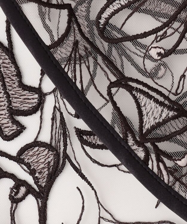 ANY SIS 【LilyCalin】ラインフラワーボレロ × ドレス ライトモカ