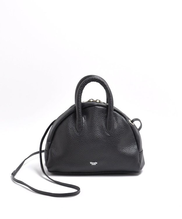 blancle シュリンクレザー 2WAY ミニボストン ブラック