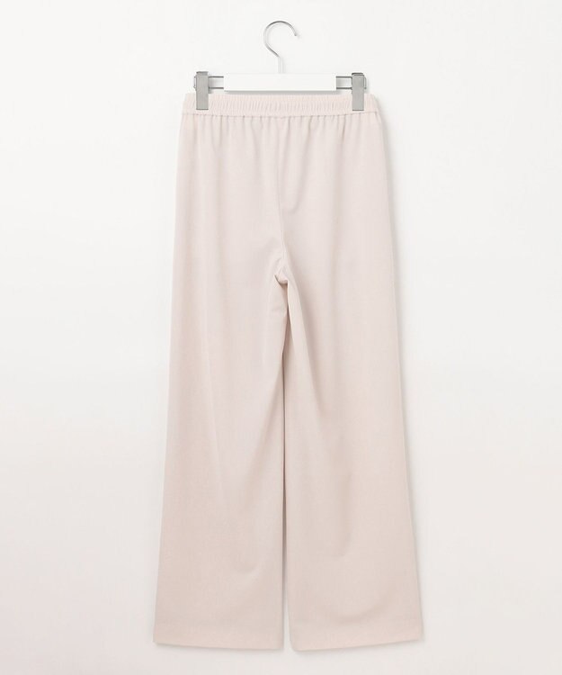 23区 L 【洗える】2WAYストレッチツイル ワイドパンツ ベージュ系