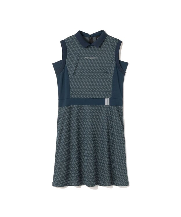 ZERO HALLIBURTON モノグラム柄ノースリーブワンピース ZHG-W6S7b 85221 ネイビー