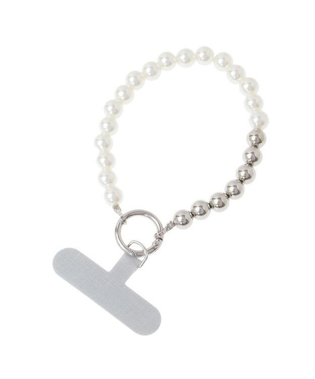 Green Parks ｅｖｅｒｙ　ｗａｌｋ．３ＷＡＹパールスマホショルダー Silver