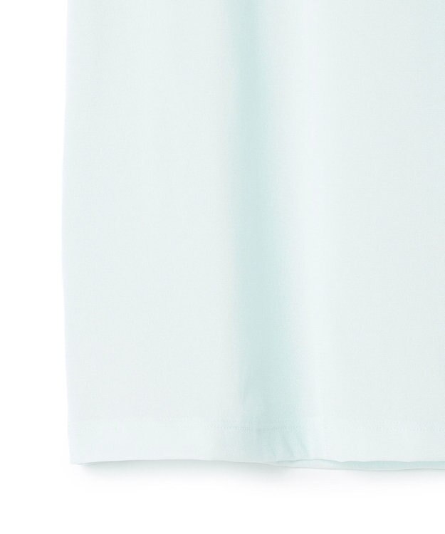 ICB 【洗える】 パウダリーチュール ハイネックトップス クリアサックス系