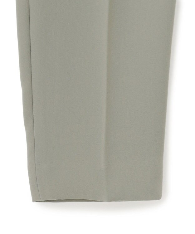 ICB 【UVカット・防シワ・洗える】ライトダブルクロス ドロストパンツ スモークグレー系