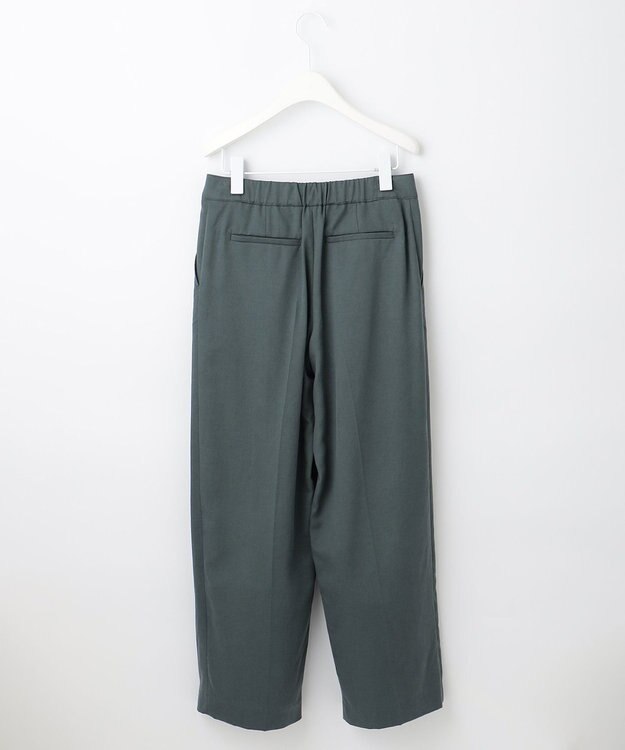 J.PRESS LADIES 【洗える】コットンセルロース チノ パンツ スモーキーグリーン系