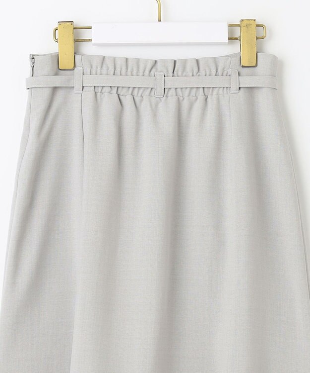 ANY SIS 【セットアップ可】ドライタッチクールマーメイド スカート ライトグレー