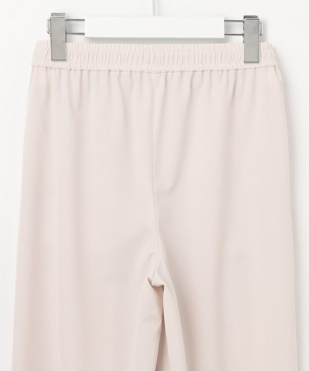 23区 L 【洗える】2WAYストレッチツイル ワイドパンツ ベージュ系