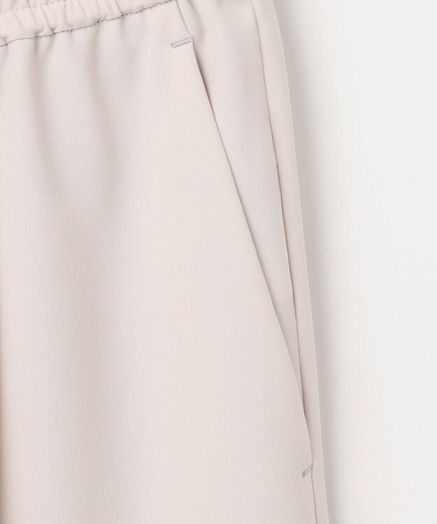 23区 【洗える】2WAYストレッチツイル ワイドパンツ ベージュ系