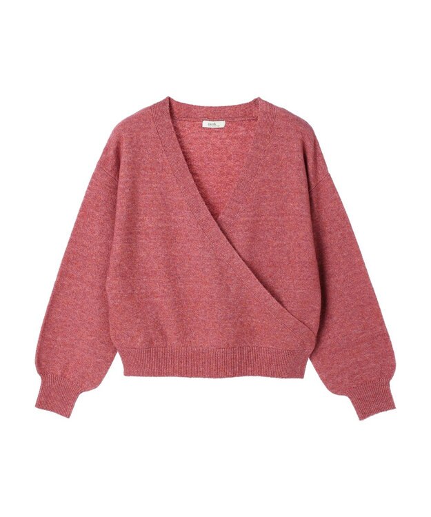 earth music&ecology カシュクールニットプルオーバー Pink