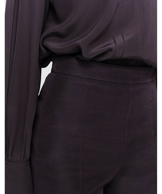 JOSEPH イブニングシルク　ワイドトラウザーズ Aurora