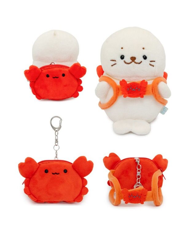 Mother garden しろたん ついてきちゃうしろたん マスコット専用リュック 《カニ》 単品 カニ