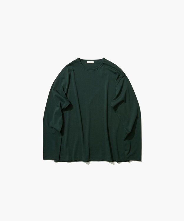 ATON DRY COTTON JERSEY | ロングスリーブTシャツ - UNISEX GREEN