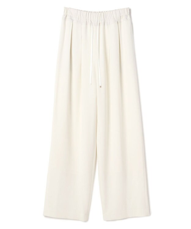 BEIGE， RUE / ドライタッチイージーセミワイドパンツ Ecru