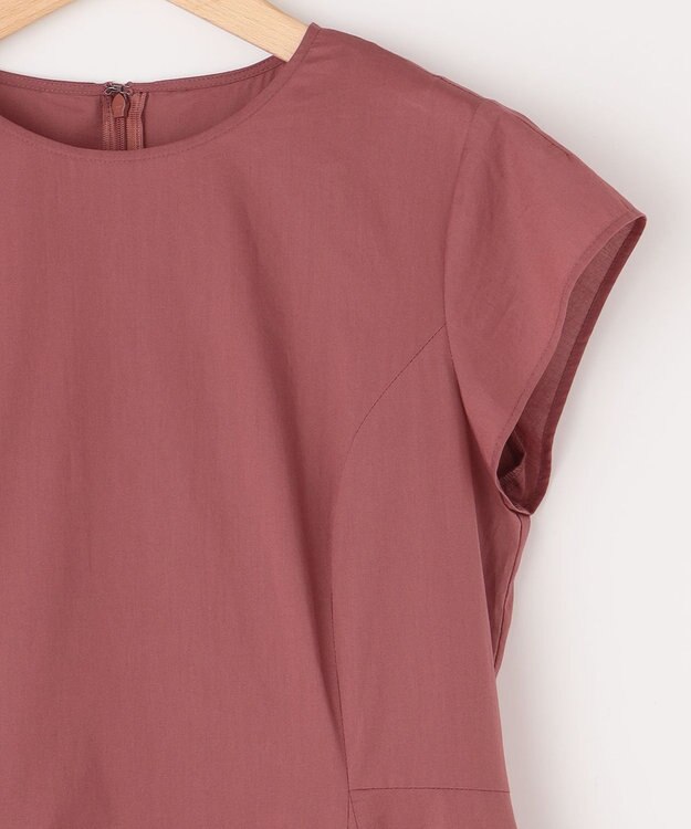 組曲 S コットンローン フレアワンピース 【WEB限定】ブラウンピーチ系9