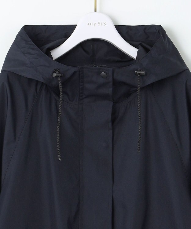 ANY SIS 【WEB限定】ポケッタブル レインコート ネイビー