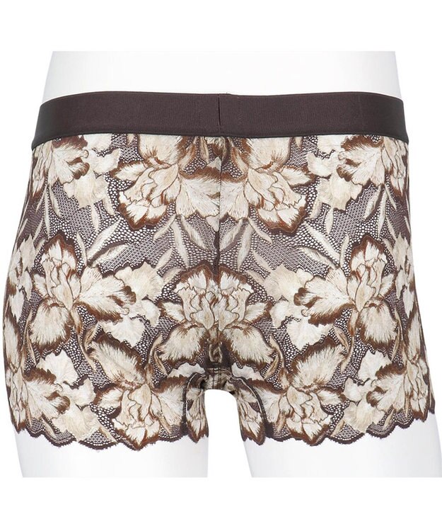 WACOAL MEN WACOAL MEN ボクサーパンツ 【レースボクサー】 フロント快適グラマラス 通気性 前閉じ 下着 メンズ WT3827 /ワコールメン ブラウン