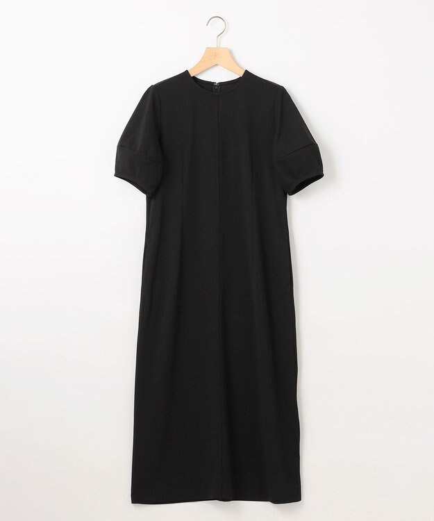 組曲 S ジョーゼットジャージーサック ワンピース ブラック系