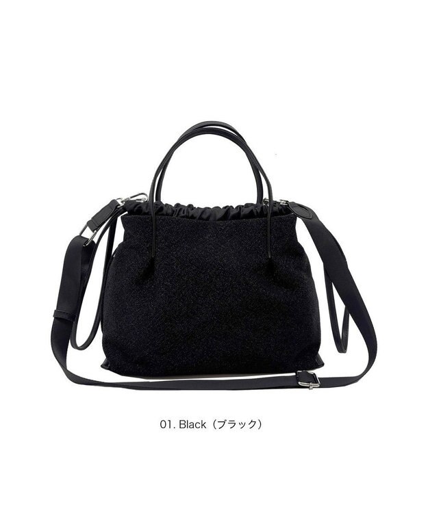 ROOTOTE 3570【ルートート】SC.デリ.キラキラ-A 01：ブラック