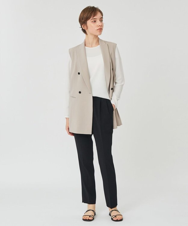 BEIGE， 【L-size】SHELBY / ロングスリーブブラウス White