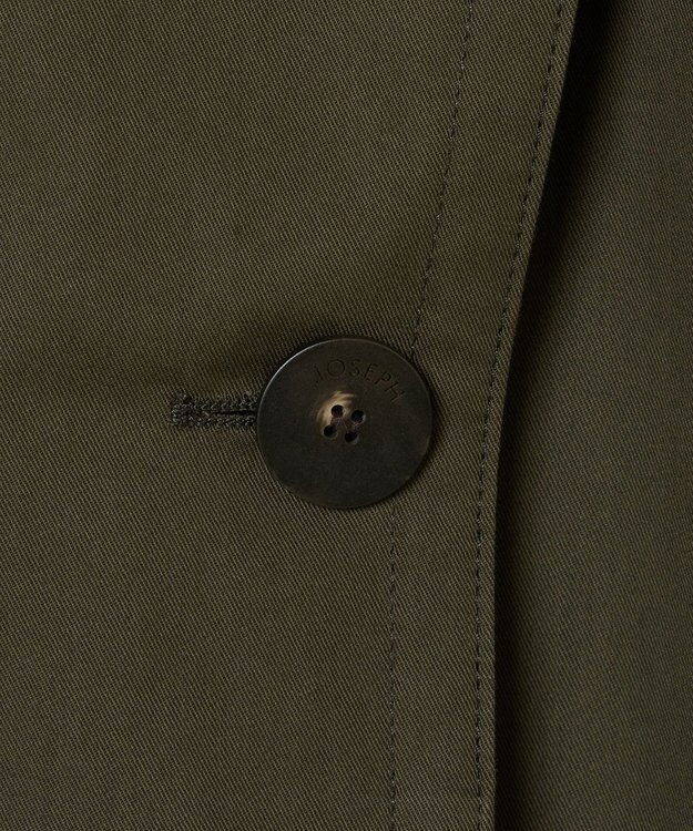 JOSEPH コットンブレンド　トレンチジャケット Palm Leaf