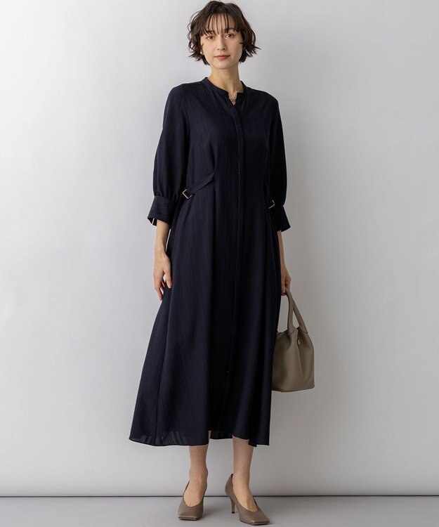 23区 【先行予約】VIOLAd'ORO シュリンクレザー 2WAY ハンドバッグ ベージュ系