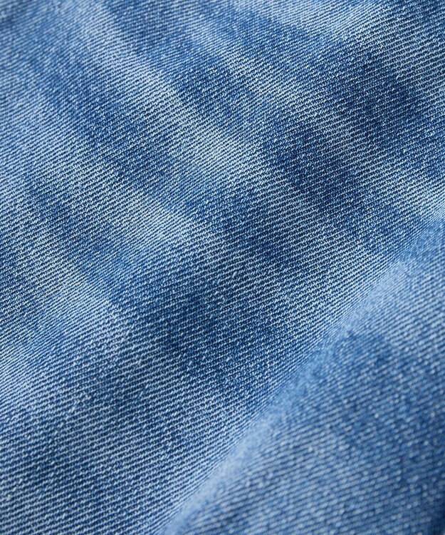 earth music&ecology ワイドフリンジデニムパンツ Indigo